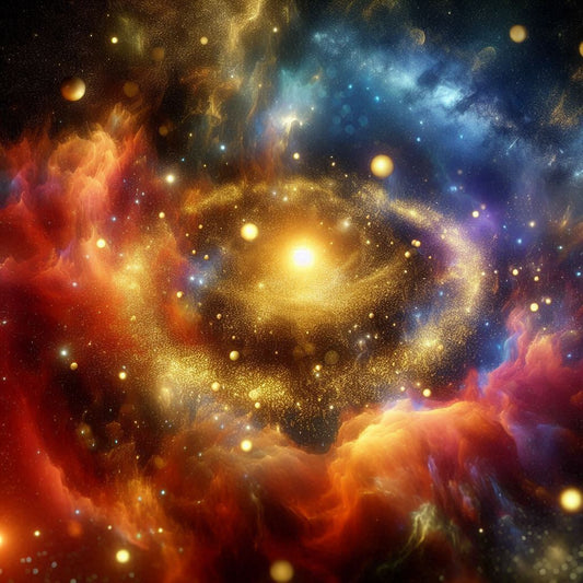 The story of gold begins in the cosmos